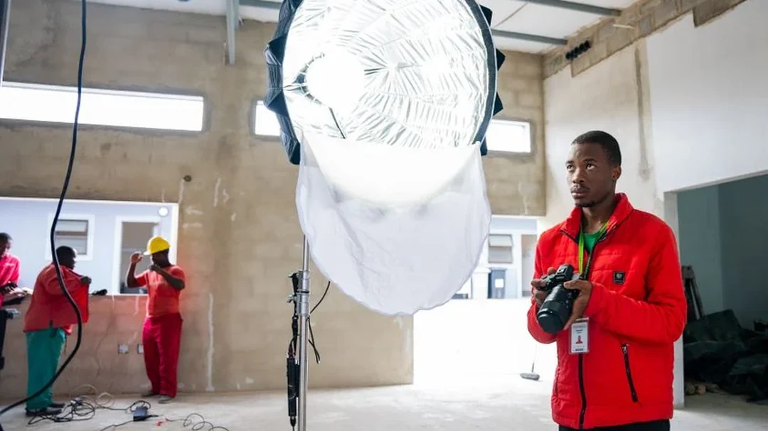 Espace studio pour une séance photo ou une production vidéo