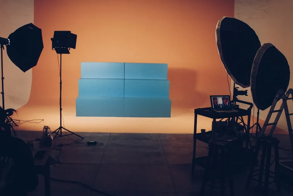 Espace studio pour une séance photo ou une production vidéo